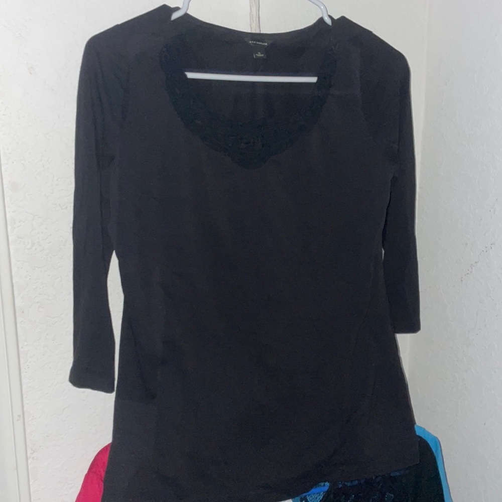 20.🥶ANN TAYLOR🥶SIZE S🥶57 COTTON 38MODAL 15SPANDEX🥶